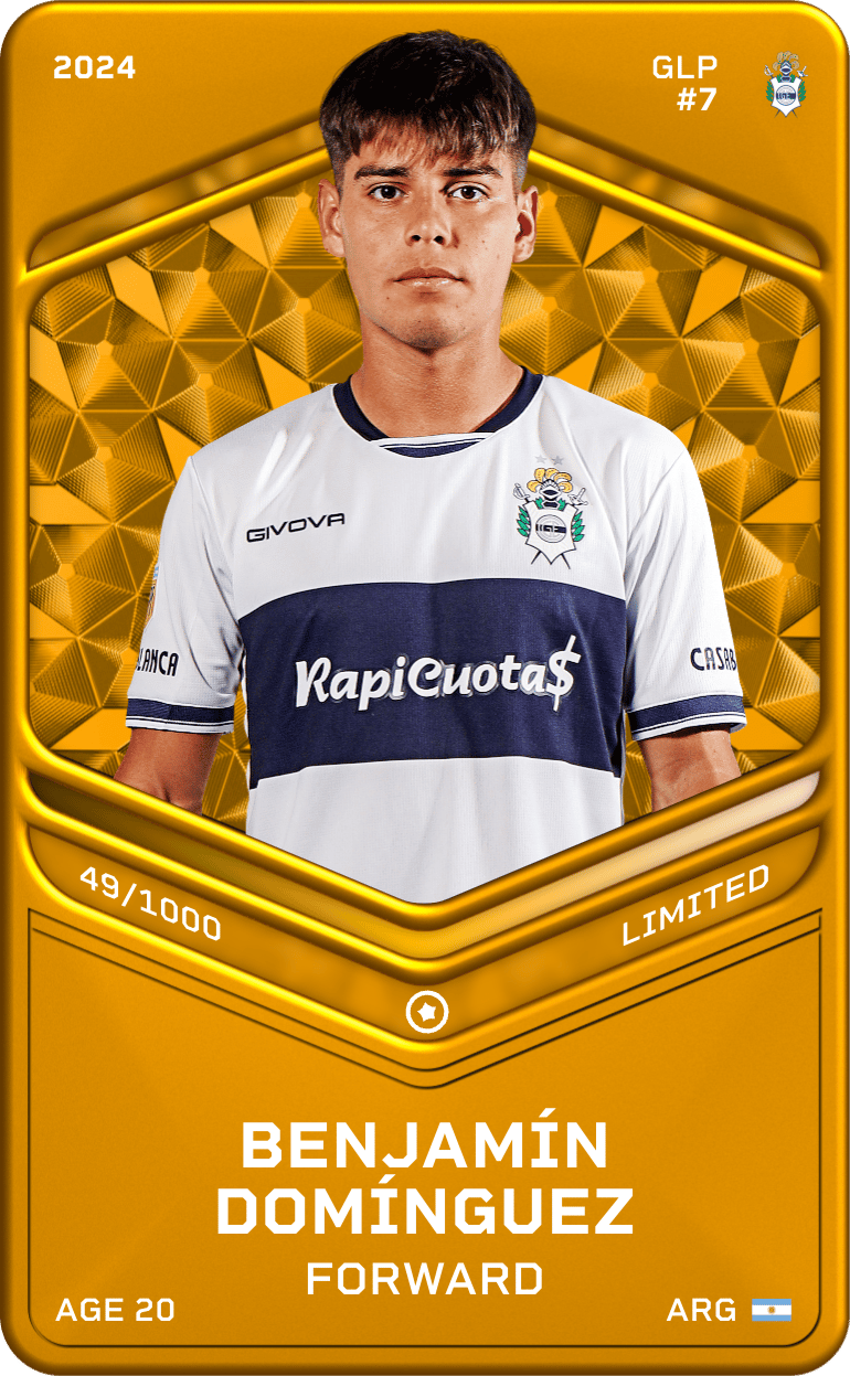 Benjamín Domínguez 2024-25 • Limited 49/1000