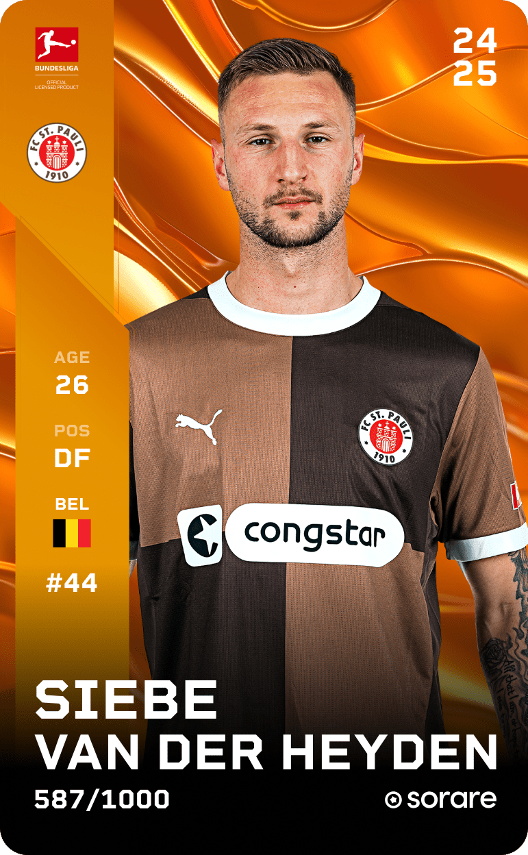 Siebe Van der Heyden 2024-25 • Limited 587/1000