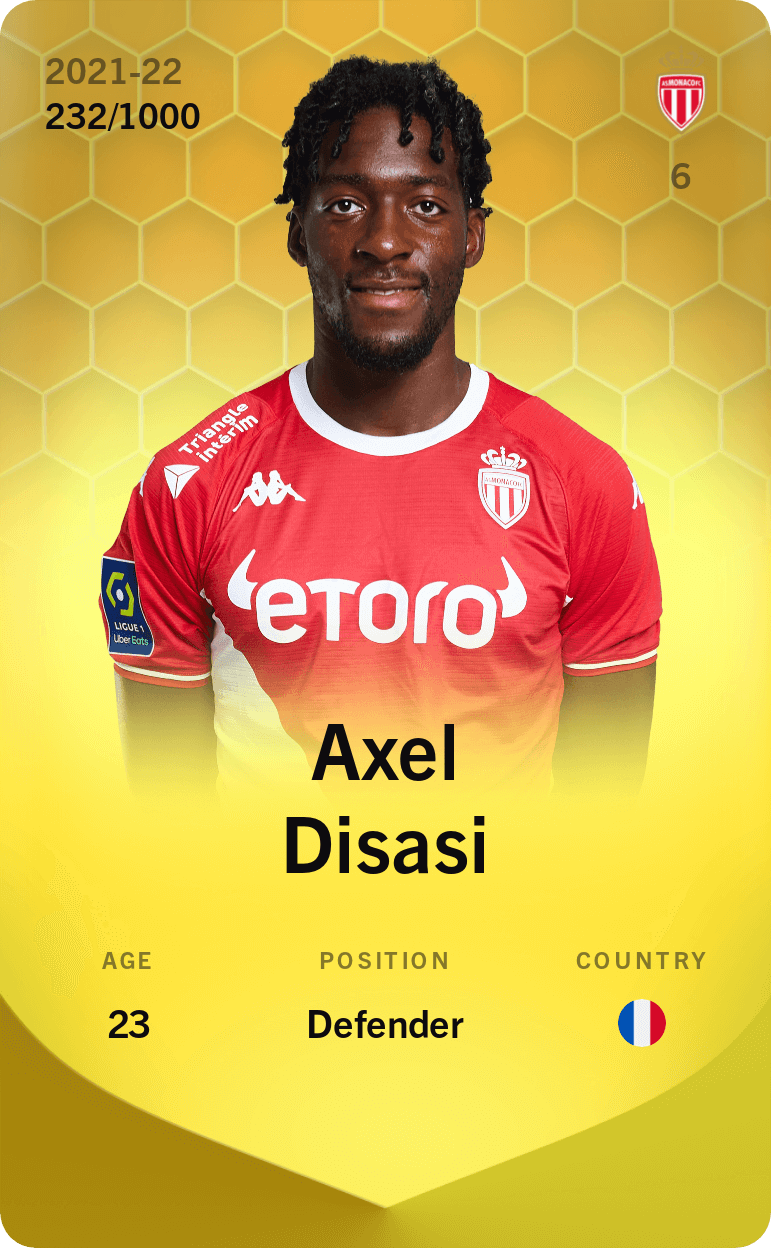 Axel Disasi 2021-22 • Limited 232/1000