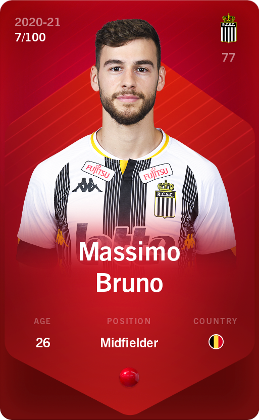 Sorare - Sorare Official - Massimo Bruno 2020-21 • Rare 7/100 - NFT # 29679753474288923015629468293796769576926094763183224075344856591470394086053