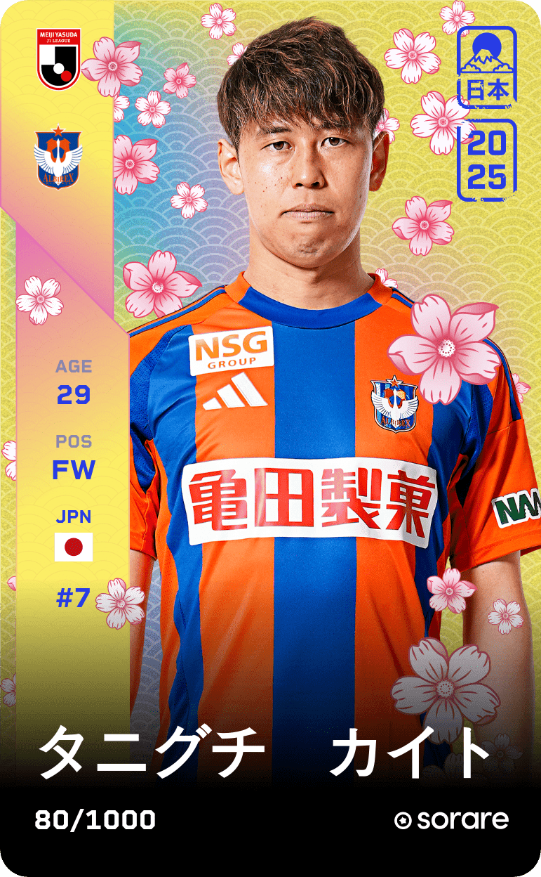 Kaito Taniguchi 2025-26 • Limited 80/1000