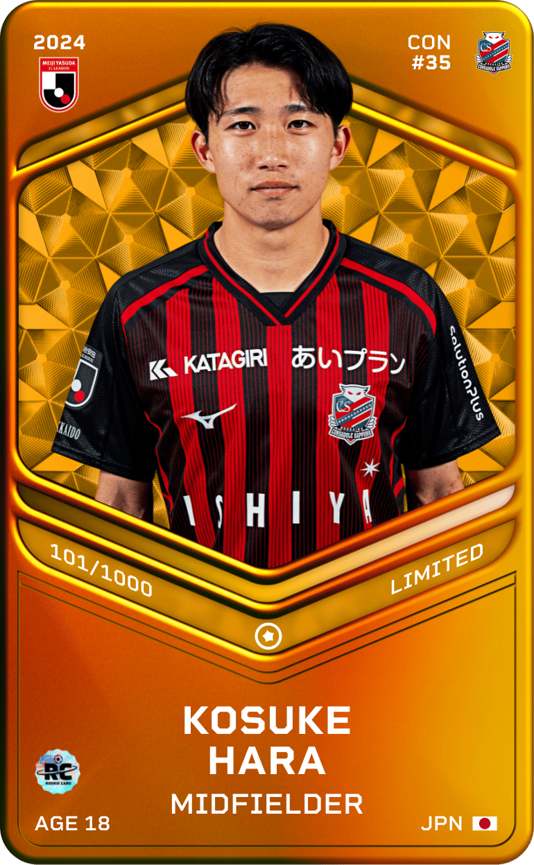 Kosuke Hara 2024-25 • Limited 101/1000