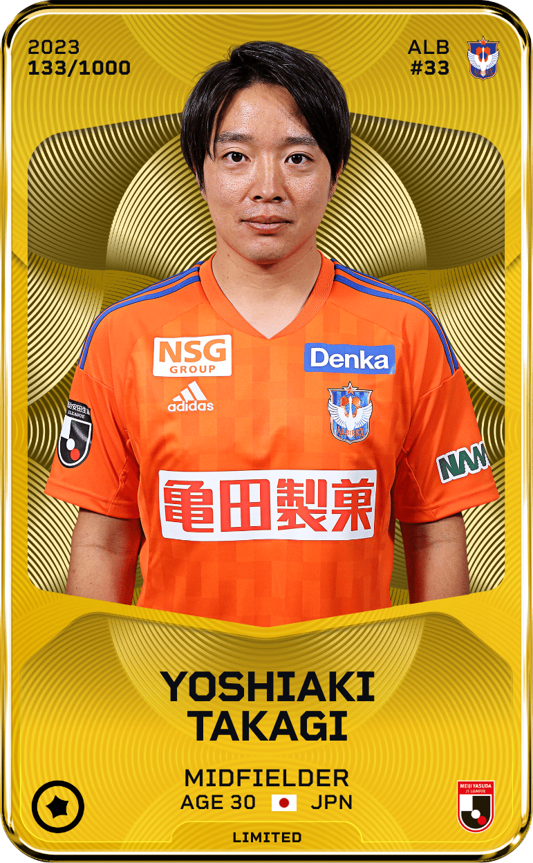 Yoshiaki Takagi 2023-24 • Limited 133/1000