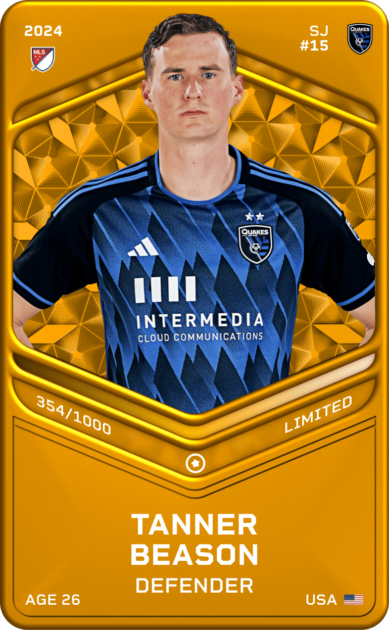 Tanner Beason 2024-25 • Limited 354/1000