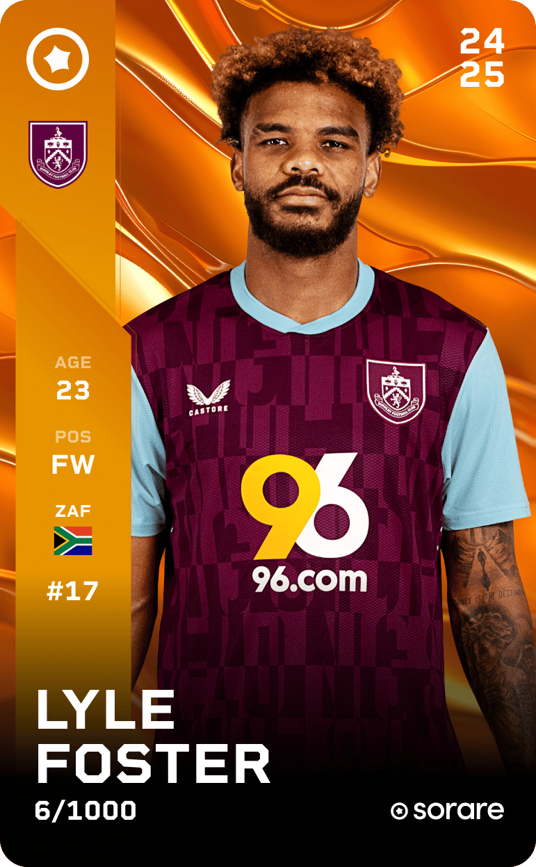 Lyle Foster 2024-25 • Limited 6/1000