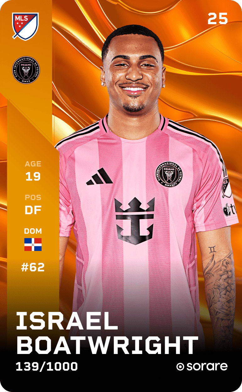 Israel Boatwright 2025-26 • Limited 139/1000