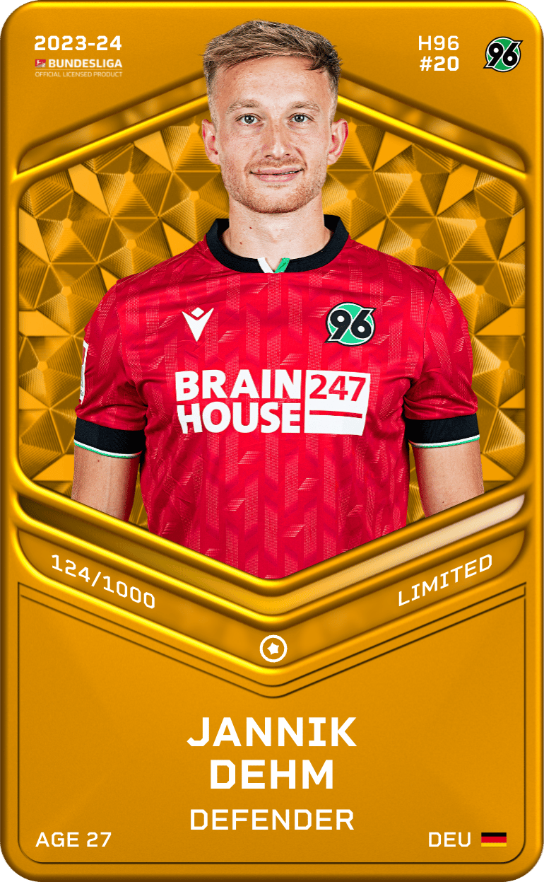 Jannik Dehm 2023-24 • Limited 124/1000
