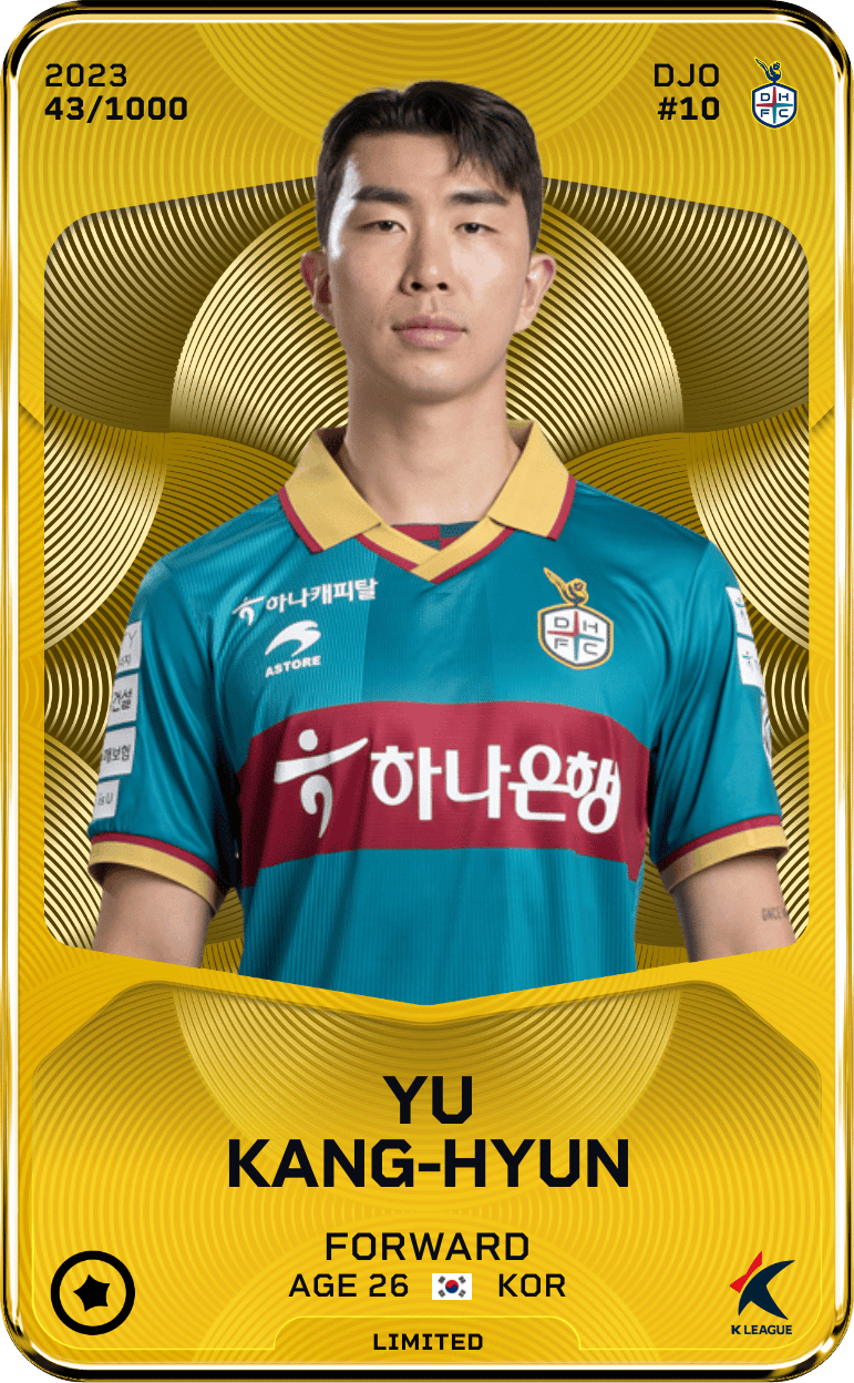Yu Kang-Hyun 2023-24 • Limited 43/1000