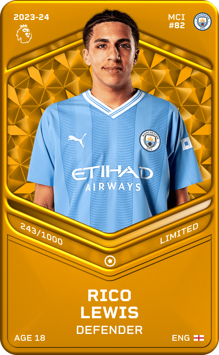 Rico Lewis 2023-24 • Limited 243/1000
