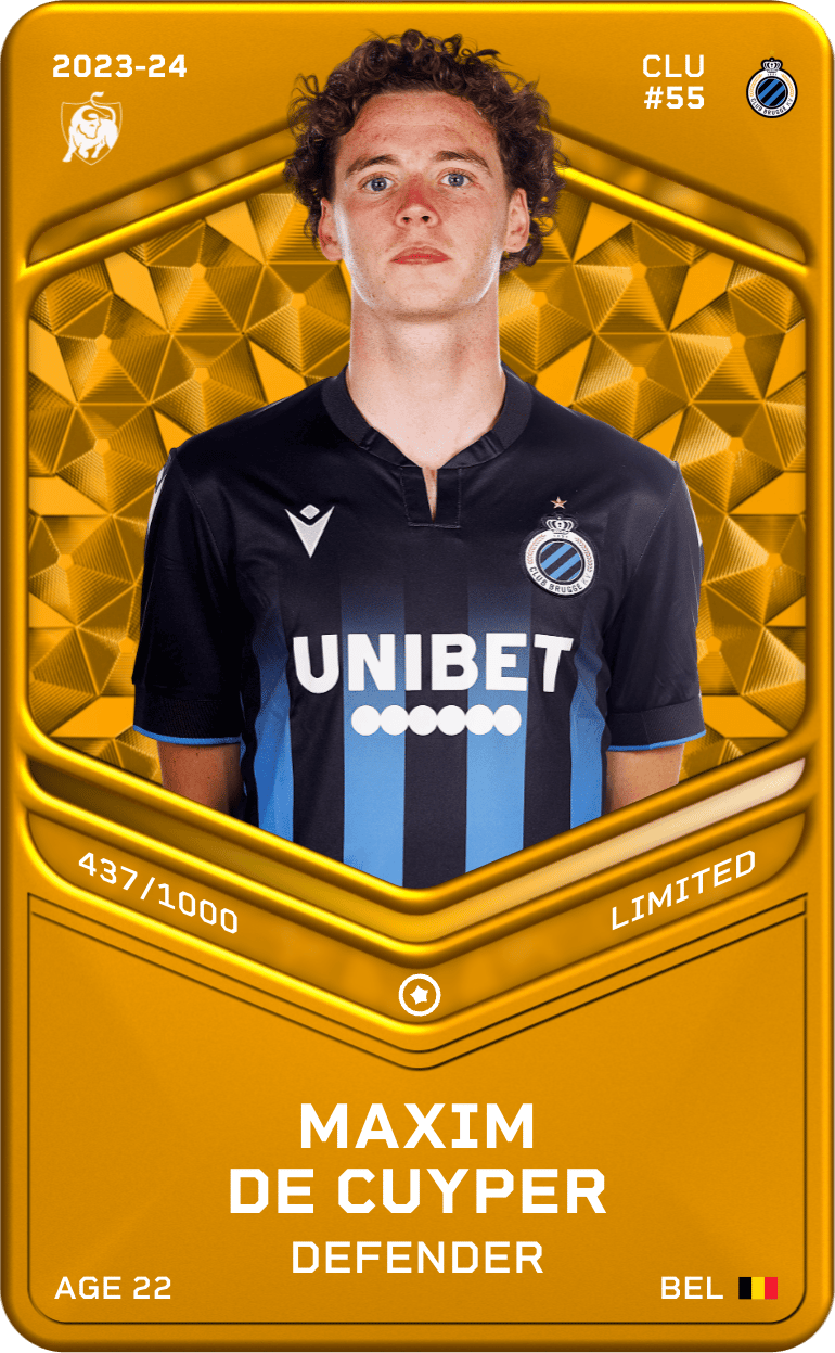 Maxim De Cuyper 2023-24 • Limited 437/1000