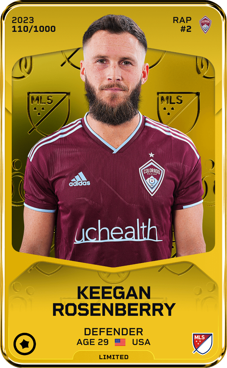 Keegan Rosenberry 2023-24 • Limited 110/1000