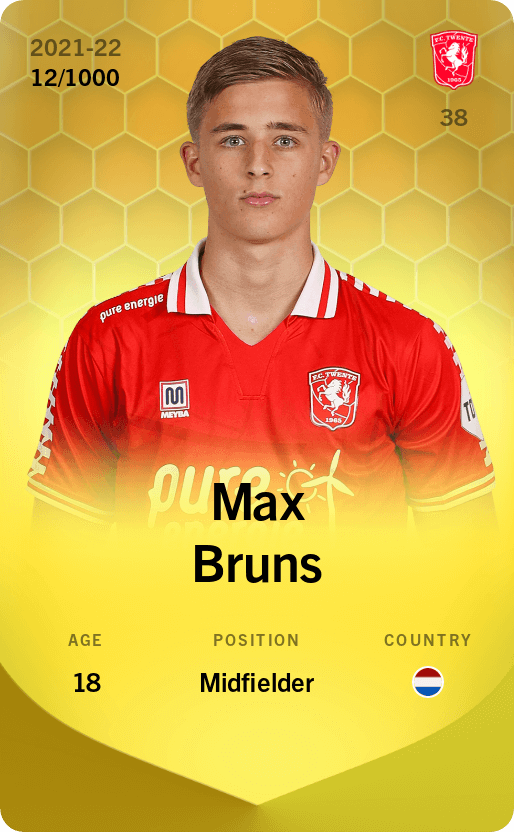 Max Bruns 2021-22 • Limited 12/1000