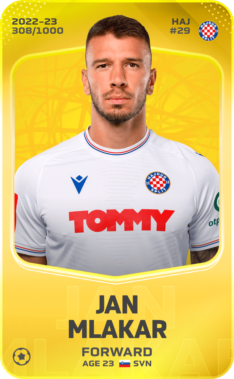 Jan Mlakar 2022-23 • Limited 308/1000