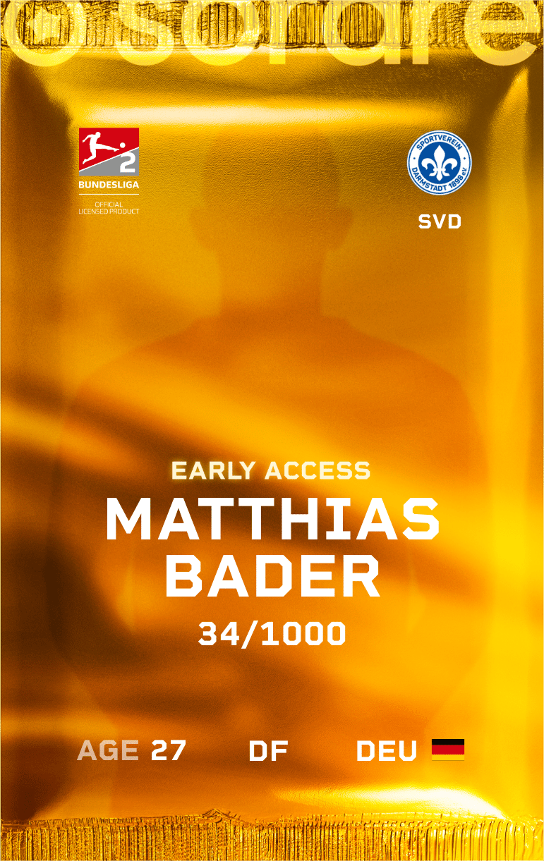 Matthias Bader 2024-25 • Limited 34/1000