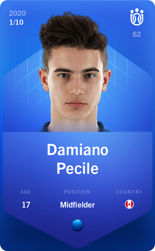Sorare - Sorare Official - Damiano Pecile 2020-21 • Super Rare 1/10 - NFT # 45306884127131457825451957620878465897595527167218147000584160698797261921871