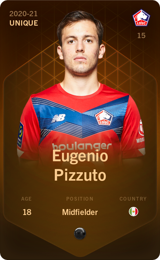 Sorare - Sorare Official - Eugenio Pizzuto 2020-21 • Unique - NFT # 30167884412663792176893690996658173074262958274753768369892934859580956190667