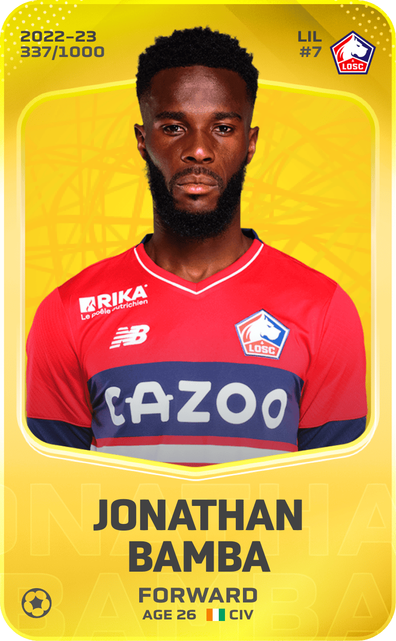 Jonathan Bamba 2022-23 • Limited 337/1000