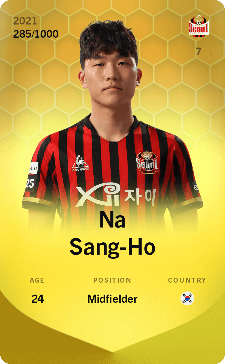 Na Sang-Ho 2021-22 • Limited 285/1000