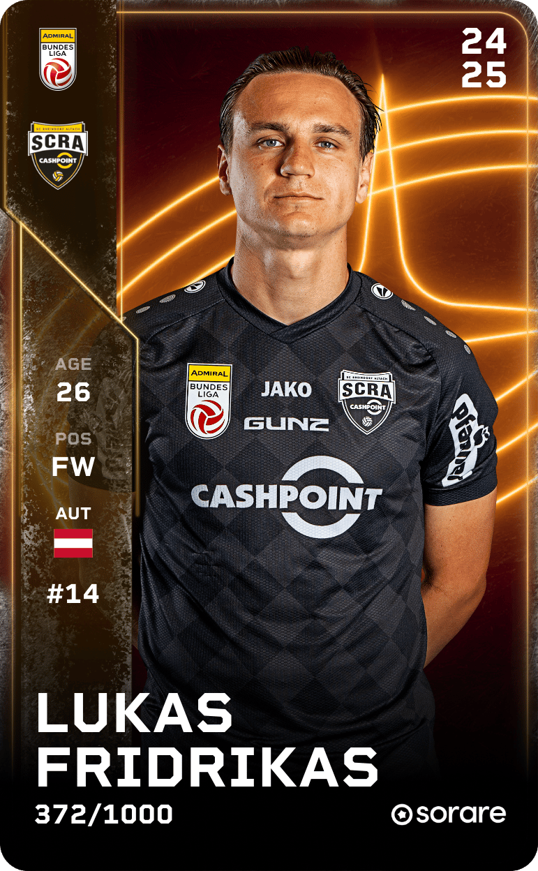 Lukas Fridrikas 2024-25 • Limited 372/1000