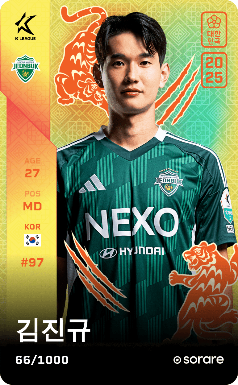 KIM JIN-GYU 2025-26 • Limited 66/1000