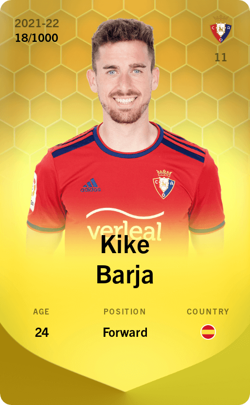 Kike Barja 2021-22 • Limited 18/1000
