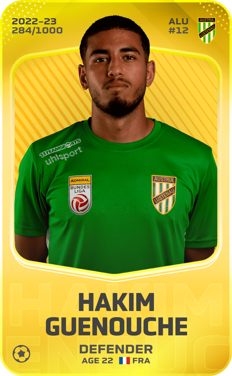 Hakim Guenouche 2022-23 • Limited 284/1000