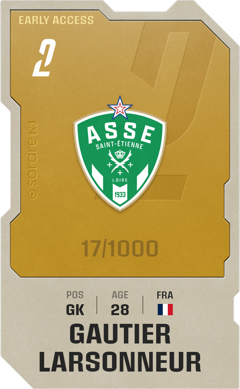Gautier Larsonneur 2025-26 • Limited 17/1000