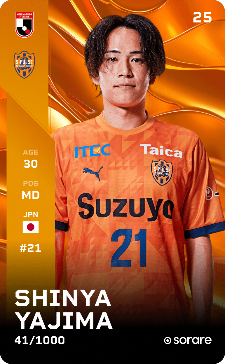 Shinya Yajima 2025-26 • Limited 41/1000