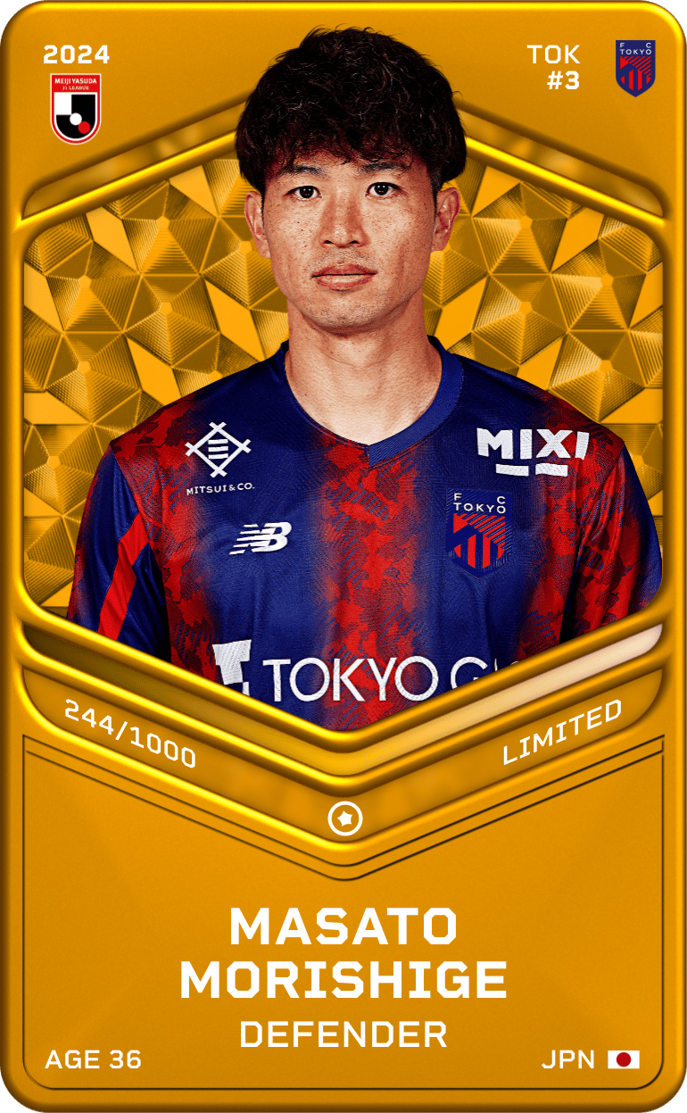 Masato Morishige 2024-25 • Limited 244/1000