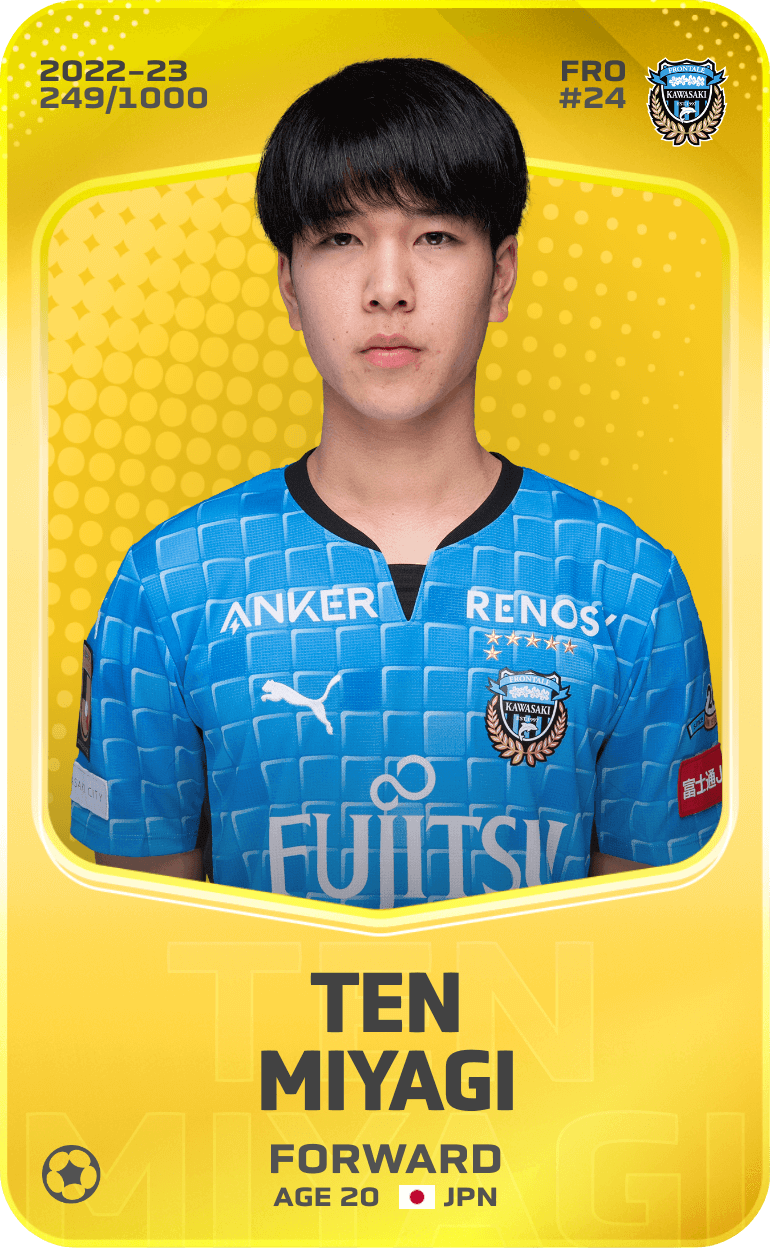 Ten Miyagi 2022-23 • Limited 249/1000