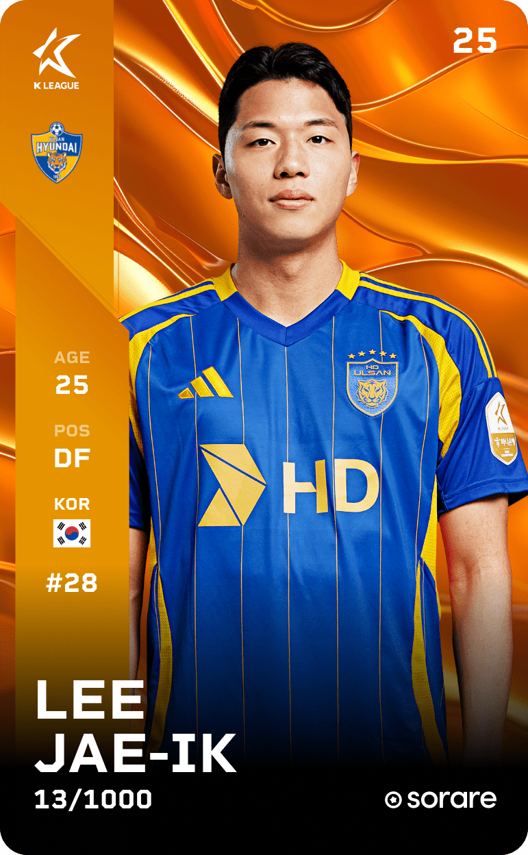 Lee Jae-Ik 2025-26 • Limited 13/1000