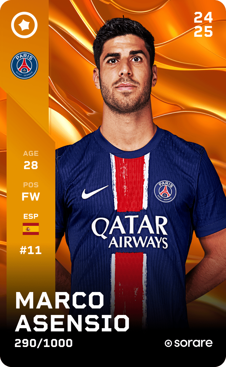 Marco Asensio 2024-25 • Limited 290/1000