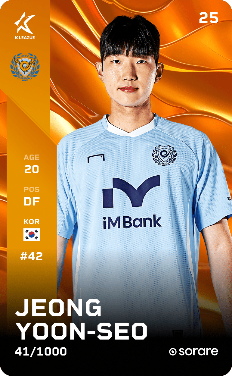 Jung Yoon-Seo 2025-26 • Limited 41/1000