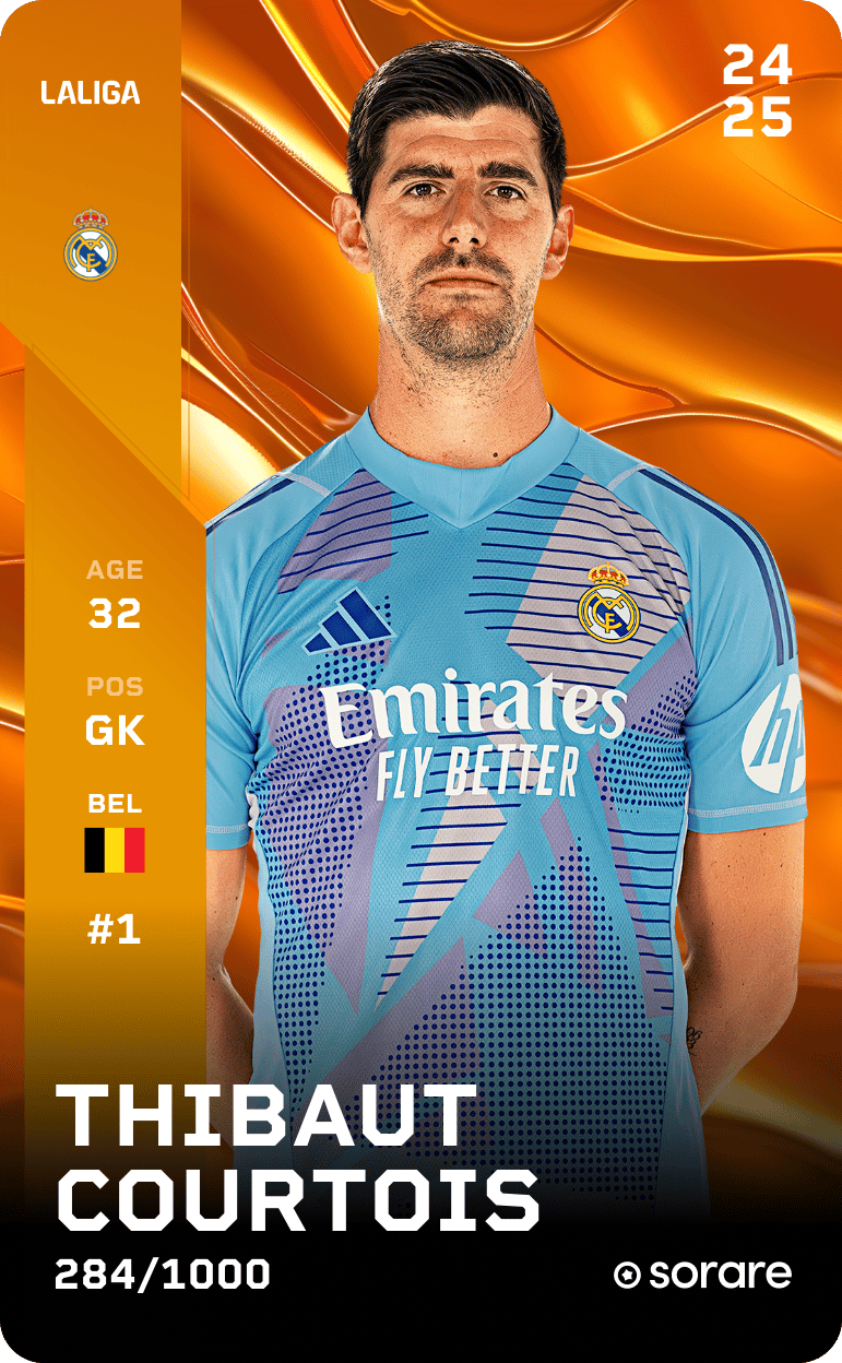 Thibaut Courtois 2024-25 • Limited 284/1000