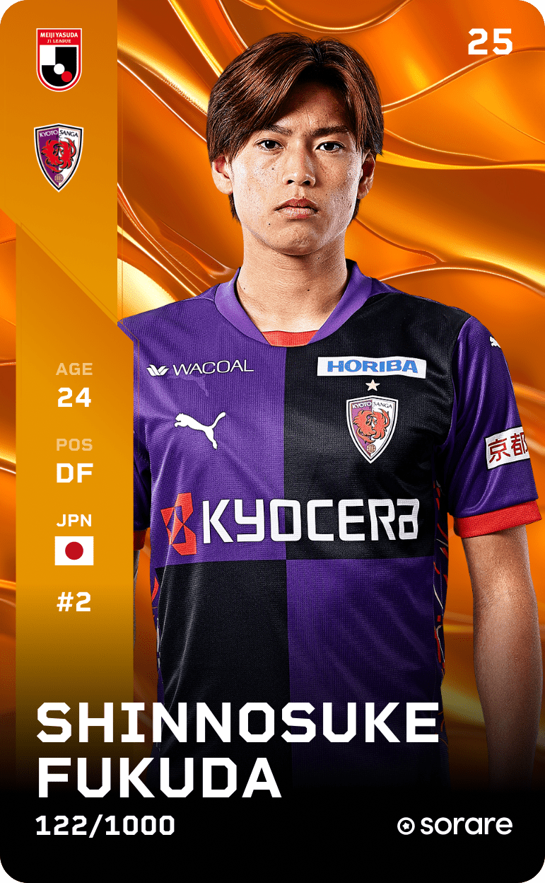 Shinnosuke Fukuda 2025-26 • Limited 122/1000