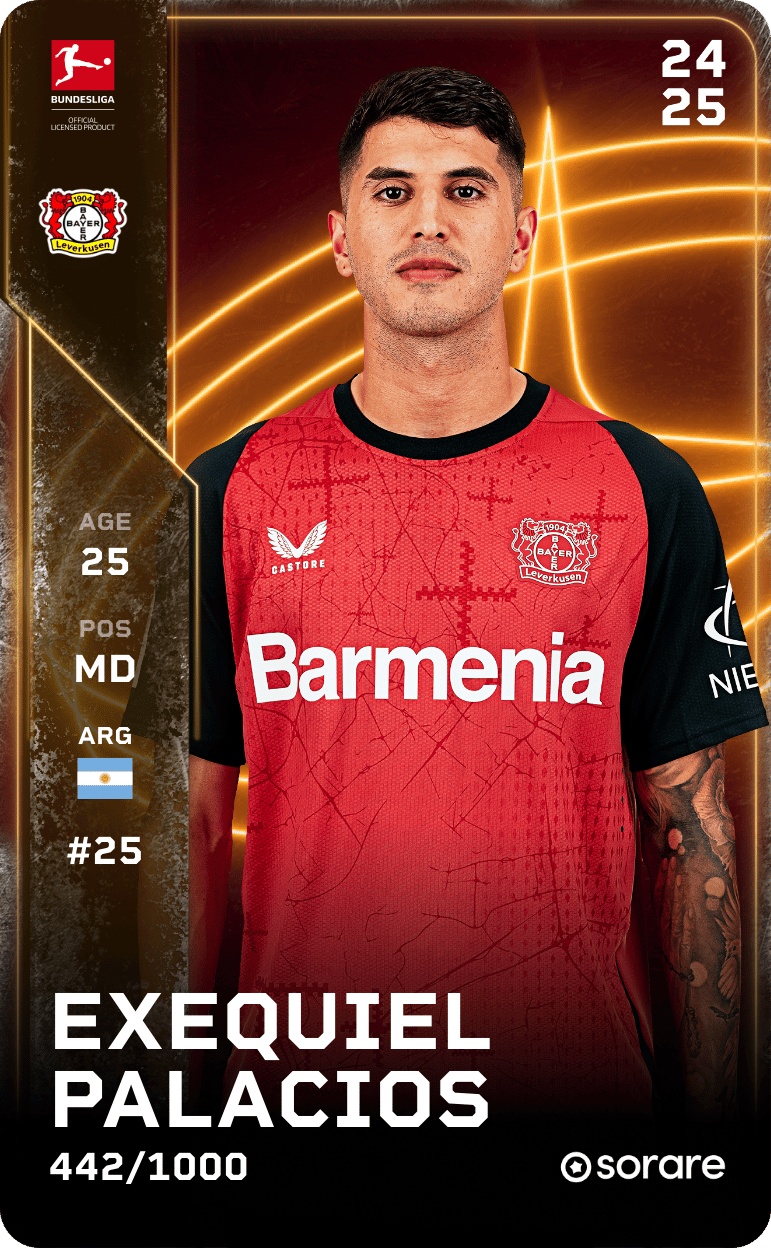 Exequiel Palacios 2024-25 • Limited 442/1000