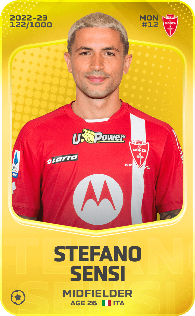 Stefano Sensi 2022-23 • Limited 122/1000