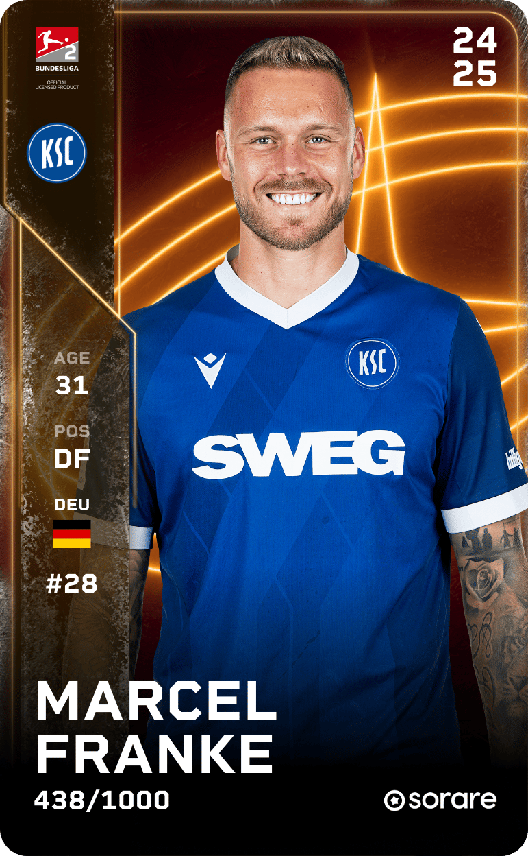Marcel Franke 2024-25 • Limited 438/1000