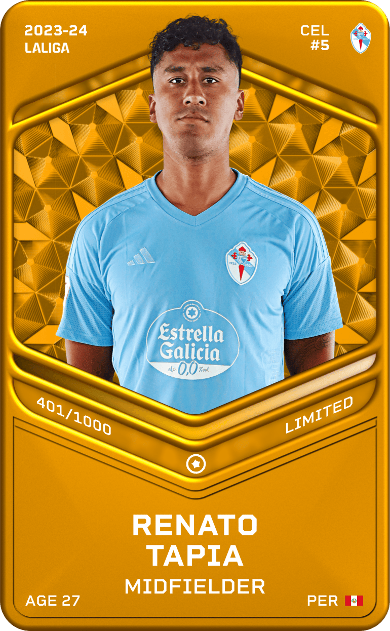 Renato Tapia 2023-24 • Limited 401/1000