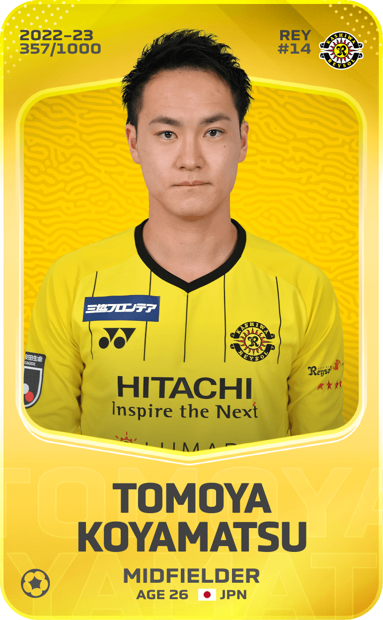 Tomoya Koyamatsu 2022-23 • Limited 357/1000
