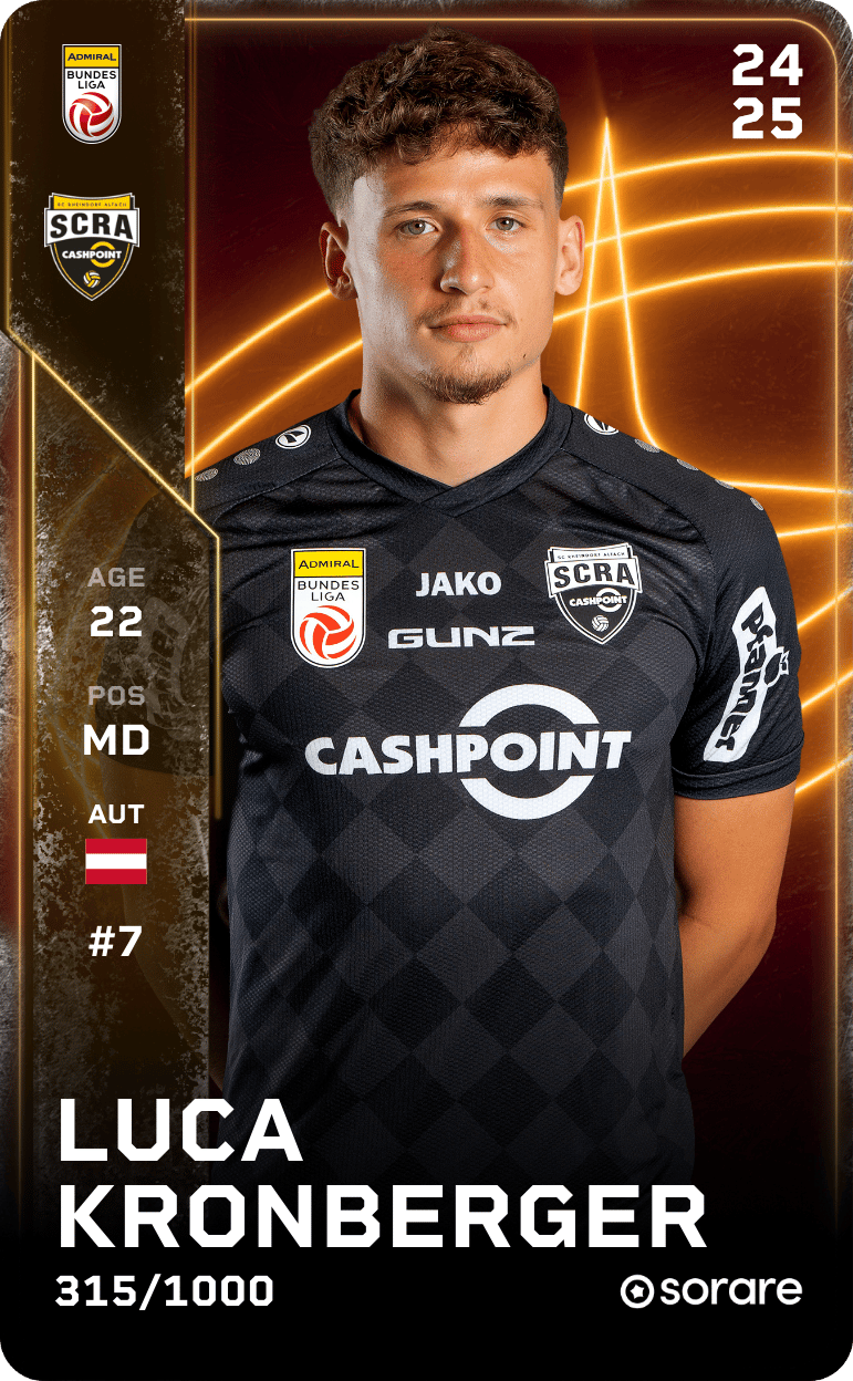Luca Kronberger 2024-25 • Limited 315/1000