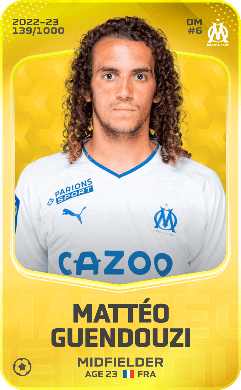 Mattéo Guendouzi 2022-23 • Limited 139/1000