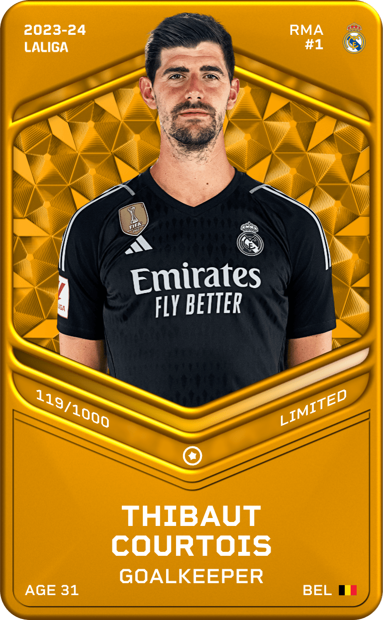 Thibaut Courtois 2023-24 • Limited 119/1000