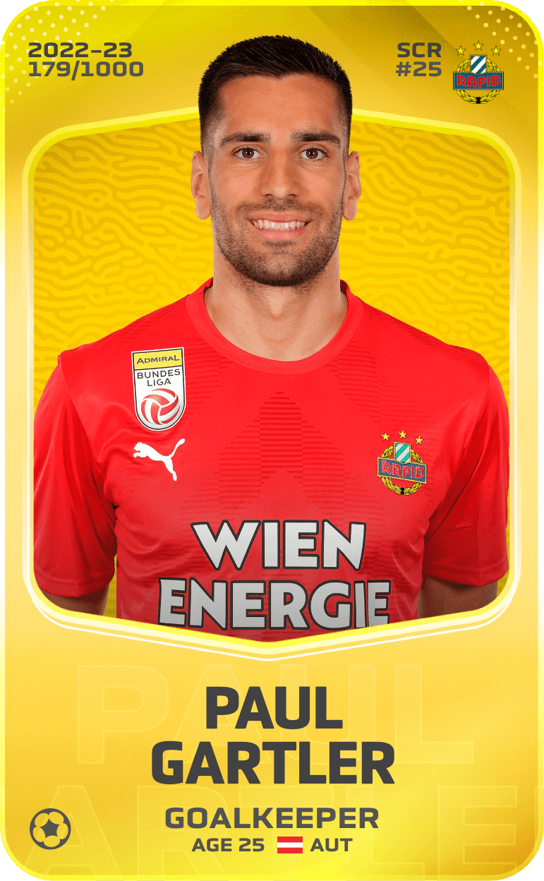 Paul Gartler 2022-23 • Limited 179/1000