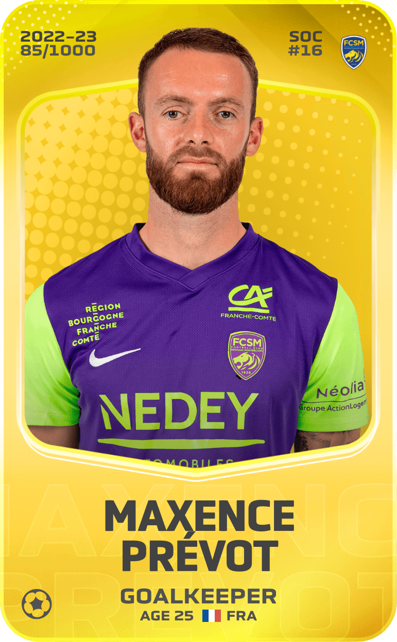 Maxence Prévot 2022-23 • Limited 85/1000