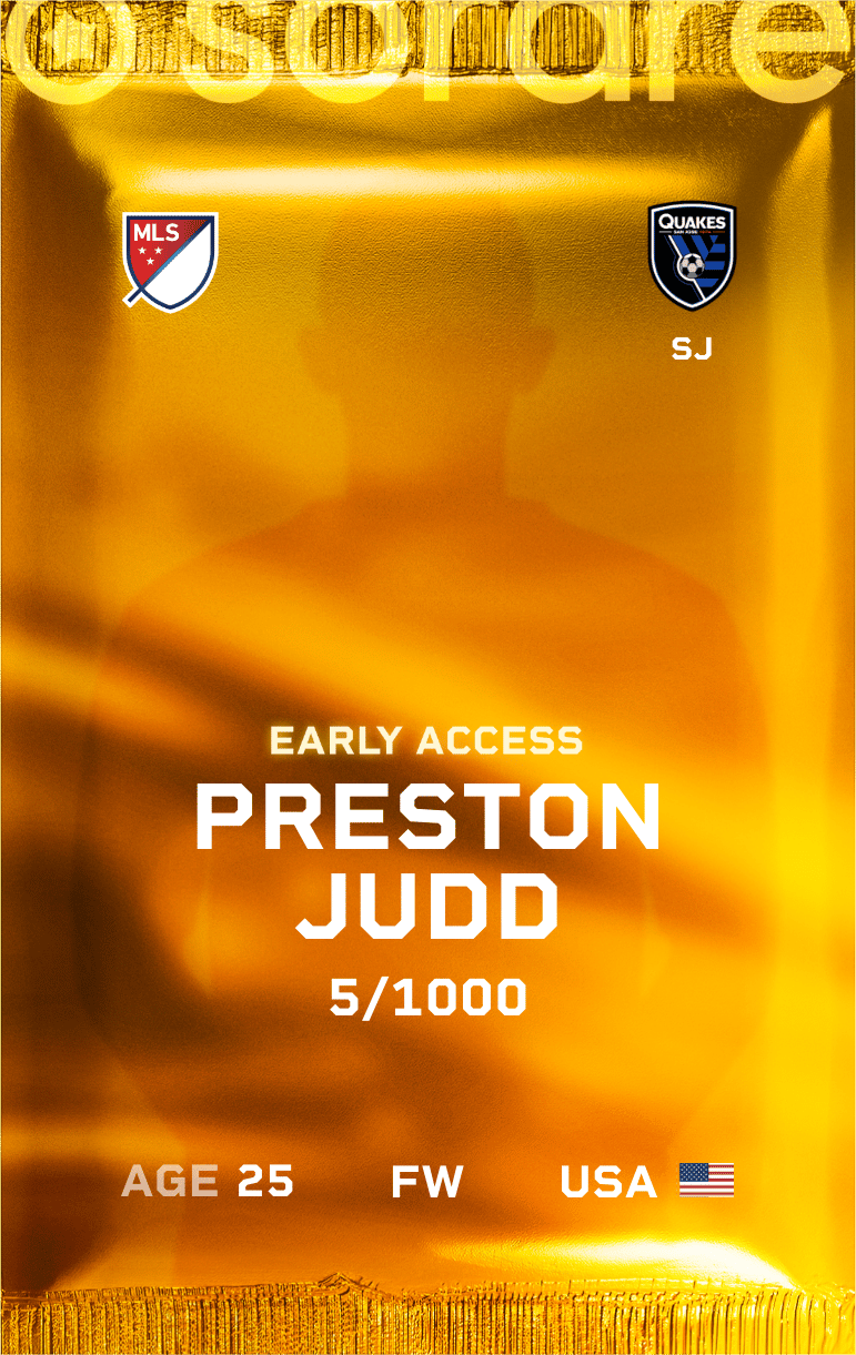 Preston Judd 2025-26 • Limited 5/1000