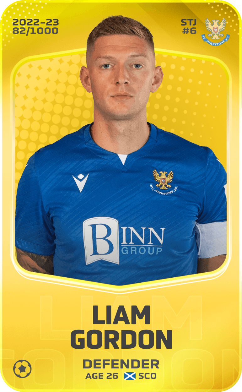 Liam Gordon 2022-23 • Limited 82/1000
