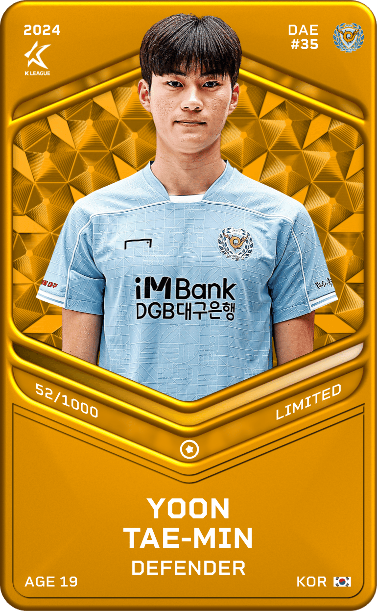 Yun Tae-Min 2024-25 • Limited 52/1000