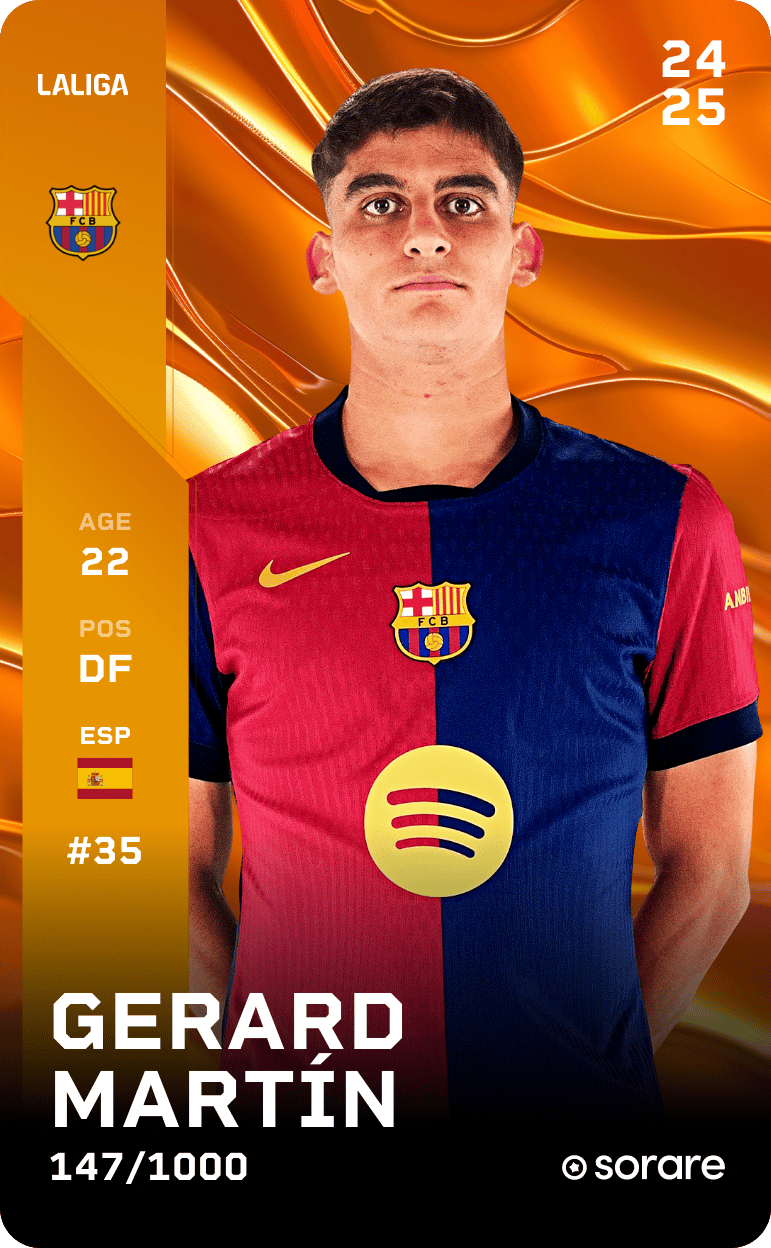 Gerard Martín 2024-25 • Limited 147/1000