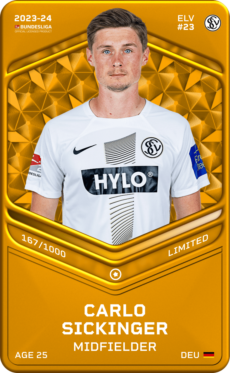 Carlo Sickinger 2023-24 • Limited 167/1000
